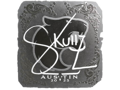 Item Sticker | skullz (Foil) | Austin 2025
