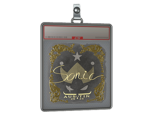 Item Sticker Slab | Sonic (Gold) | Austin 2025