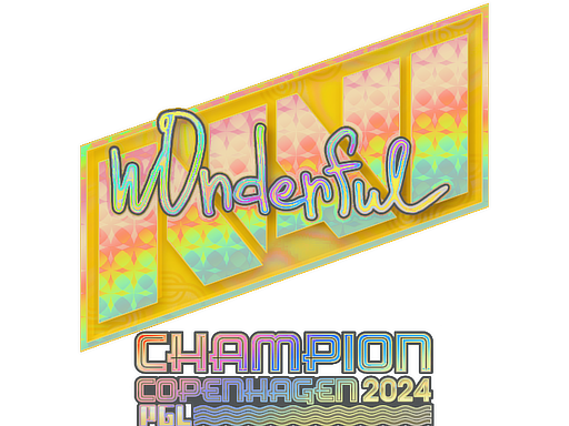 Item Sticker | w0nderful (Holo, Champion) | Copenhagen 2024