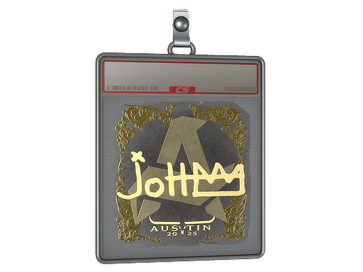 Item Sticker Slab | jottAAA (Gold) | Austin 2025