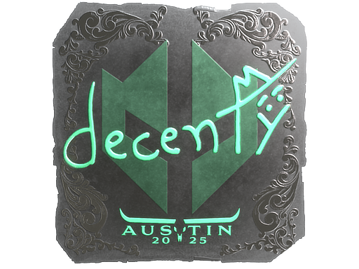 Item Sticker | decenty (Foil) | Austin 2025