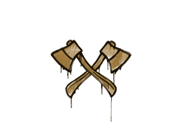 Item Graffiti | X-Axes (Desert Amber)