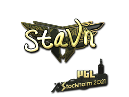 Item Sticker | stavn (Gold) | Stockholm 2021