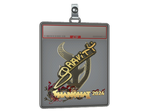 Item Sticker Slab | Graviti (Gold) | Shanghai 2024