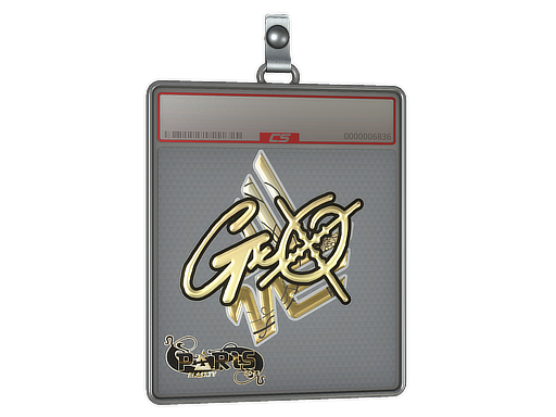 Item Sticker Slab | gxx- (Gold) | Paris 2023