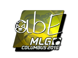 Item Sticker | abE (Foil) | MLG Columbus 2016