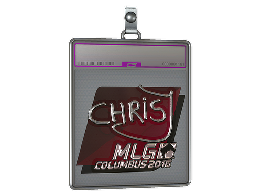 Item Sticker Slab | chrisJ (Foil) | MLG Columbus 2016