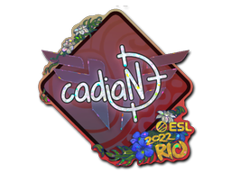 Item Sticker | cadiaN (Glitter) | Rio 2022
