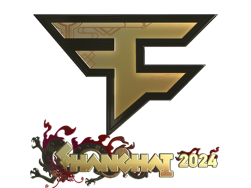 Item Sticker | FaZe Clan (Gold) | Shanghai 2024