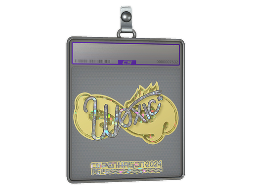 Item Sticker Slab | woxic (Glitter) | Copenhagen 2024