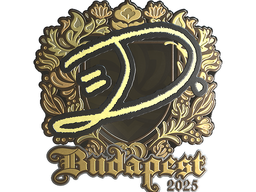 Item Sticker | dumau (Gold) | Budapest 2025