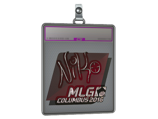 Item Sticker Slab | NiKo (Foil) | MLG Columbus 2016