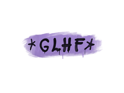 Item Graffiti | GLHF (Violent Violet)