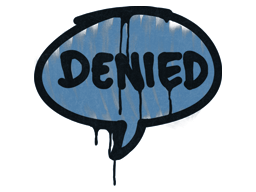 Item Graffiti | Denied (Monarch Blue)