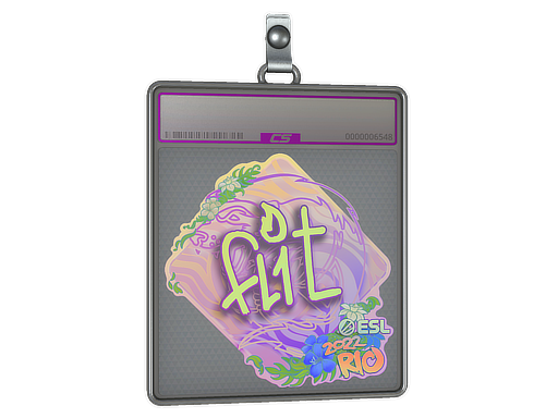 Item Sticker Slab | FL1T (Holo) | Rio 2022