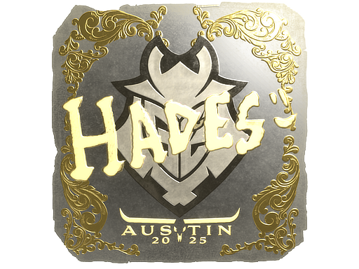 Item Sticker | hades (Gold) | Austin 2025