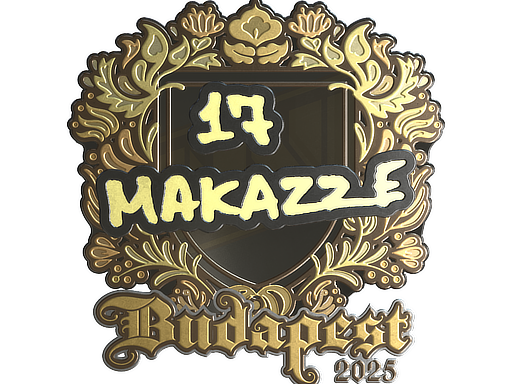 Item Sticker | makazze (Gold) | Budapest 2025