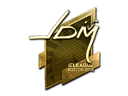 Item Sticker | jdm64 (Gold) | Boston 2018