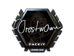 Item Sticker | f0rest (Foil) | London 2018