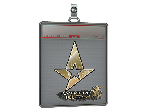 Item Sticker Slab | Astralis (Gold) | Antwerp 2022