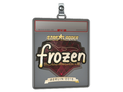 Item Sticker Slab | frozen (Gold) | Berlin 2019