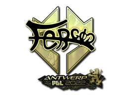 Item Sticker | fer (Gold) | Antwerp 2022