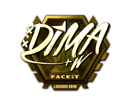 Item Sticker | Dima (Gold) | London 2018