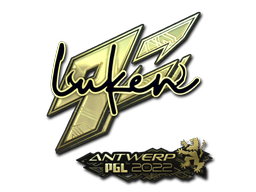 Item Sticker | luken (Gold) | Antwerp 2022