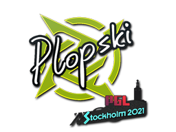 Item Sticker | Plopski | Stockholm 2021