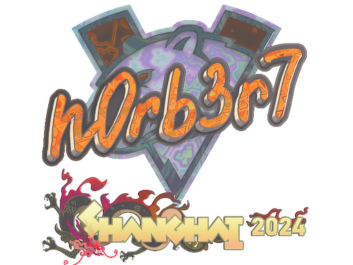 Item Sticker | n0rb3r7 (Holo) | Shanghai 2024