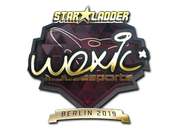 Item Sticker | woxic (Gold) | Berlin 2019