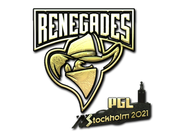 Item Sticker | Renegades (Gold) | Stockholm 2021
