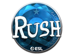 Item Sticker | RUSH (Foil) | Katowice 2019