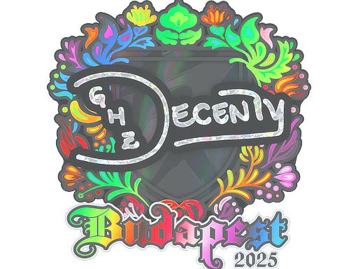 Item Sticker | decenty (Holo) | Budapest 2025