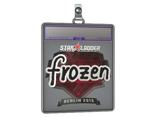 Item Sticker Slab | frozen (Foil) | Berlin 2019