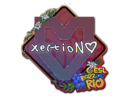 Item Sticker | xertioN (Glitter) | Rio 2022