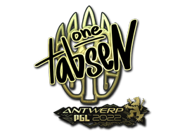 Item Sticker | tabseN (Gold) | Antwerp 2022