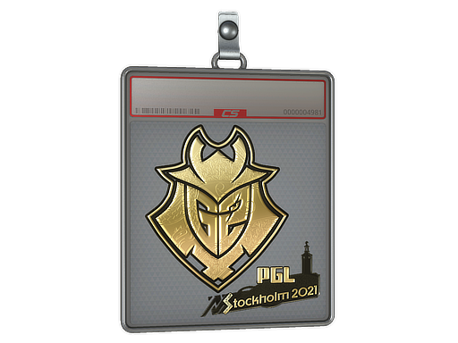 Item Sticker Slab | G2 Esports (Gold) | Stockholm 2021