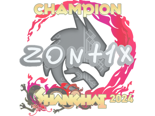 Item Sticker | zont1x (Champion) | Shanghai 2024