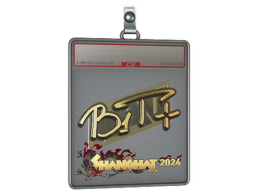 Item Sticker Slab | b1t (Gold) | Shanghai 2024