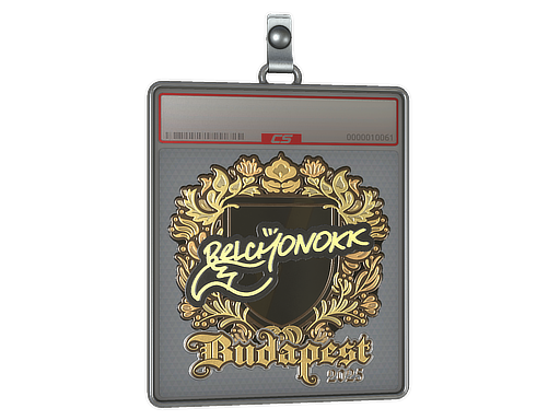 Item Sticker Slab | BELCHONOKK (Gold) | Budapest 2025