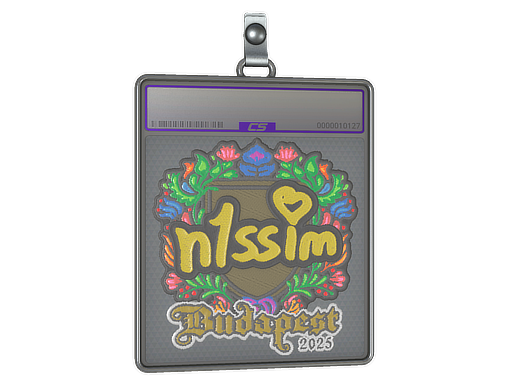 Item Sticker Slab | n1ssim (Embroidered) | Budapest 2025