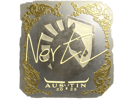 Item Sticker | NertZ (Gold) | Austin 2025