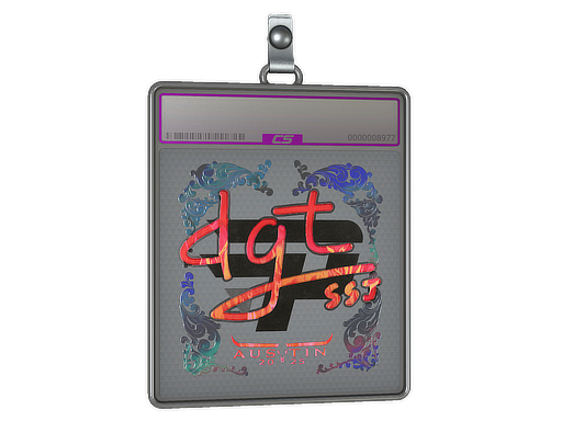 Item Sticker Slab | dgt (Holo) | Austin 2025