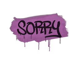 Item Graffiti | Sorry (Bazooka Pink)