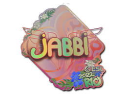 Item Sticker | jabbi (Holo) | Rio 2022