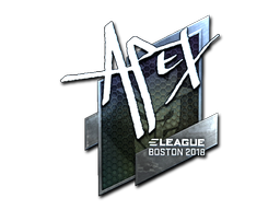 Item Sticker | apEX (Foil) | Boston 2018