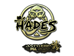 Item Sticker | hades (Gold) | Antwerp 2022