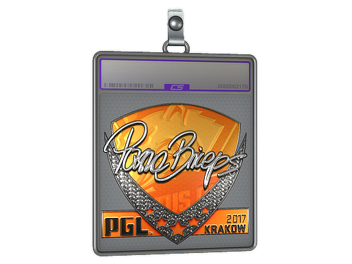 Item Sticker Slab | pashaBiceps (Foil) | Krakow 2017