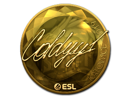 Item Sticker | COLDYY1 (Gold) | Katowice 2019